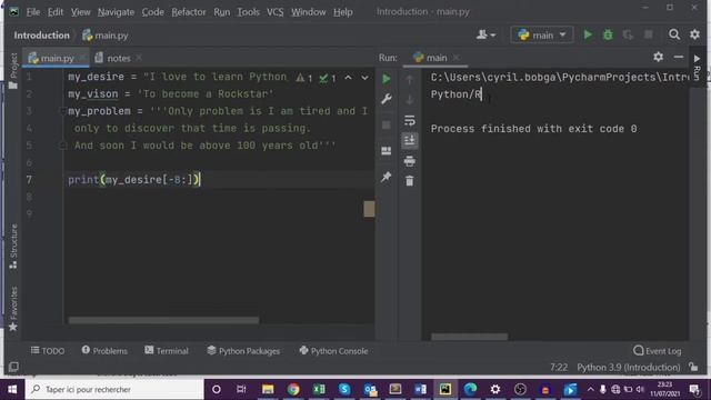 Working With Python strings смотреть онлайн