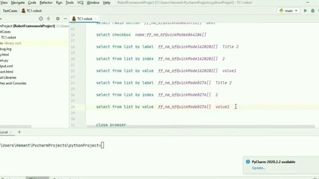Robot Framework with Selenium and Python - Handle Web Elements смотреть онлайн