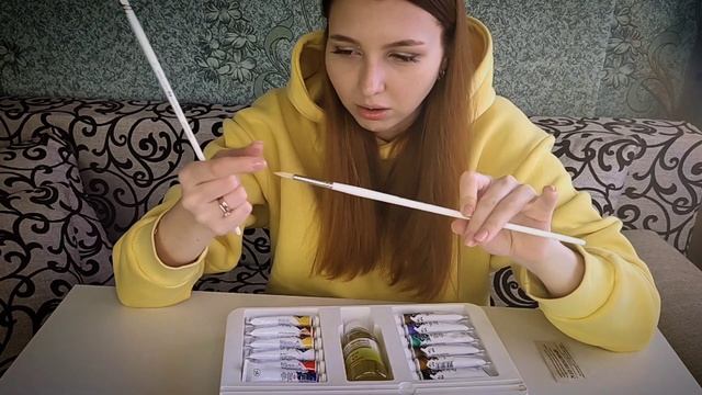 Обзор набора МАСЛЕНЫХ КРАСОК мастер класс /какие масленые краски выбрать/ распаковка масленых красо смотреть онлайн