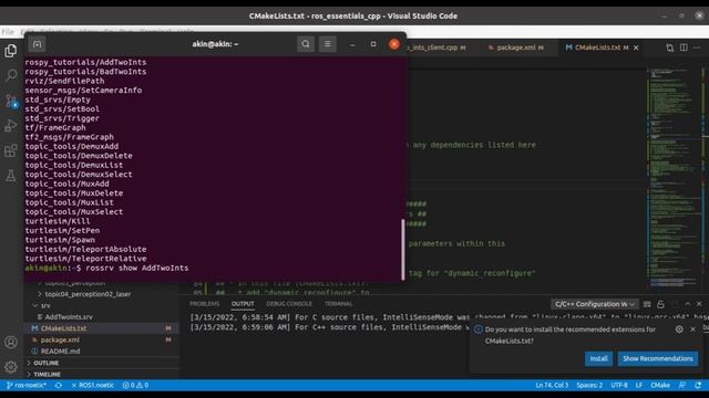 ROS Tutorial #07: Writing a Simple ROS Service and Client Nodes in C++ смотреть онлайн