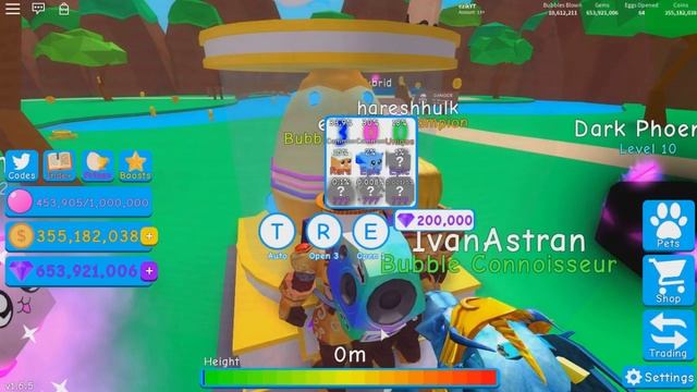 НОВЫЕ ПЕТЫ +КОДЫ СИМУЛЯТОР ЖВАЧКИ ОБНОВЛЕНИЕ 300 МИЛЛИОНОВ Roblox Bubble gum Simulator смотреть онлайн