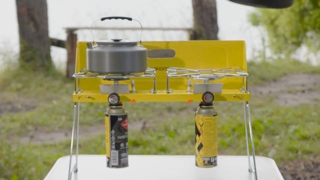 Обзор газовой 2-х конфорочной кемпинговой плиты Forester MG-5 смотреть онлайн