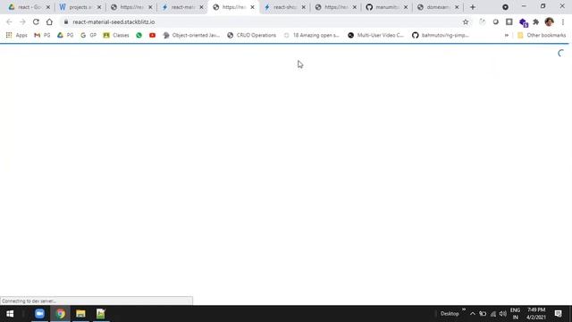ReactJS Online 1st class in English by Praveen Gubbala 2nd April 2021 смотреть онлайн