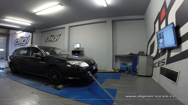 Renault Laguna 2.0 DCI 150cv Reprogrammation Moteur @ 190cv Digiserices Paris 77 Dyno смотреть онлайн