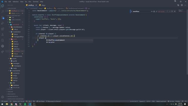 Discord Music Bot - Shuffling the Queue смотреть онлайн