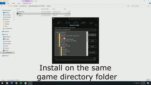 How to Update NBA 2K20 CODEX | V1.03 смотреть онлайн