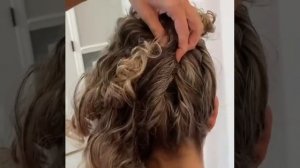 Прическа на короткие волосы.Быстрая.Праздничная.Собрать красиво волосы.Hairstyle for short hair