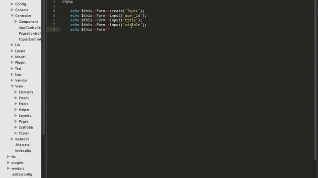 CakePHP 2.5.4 Basics Tutorial for Beginners - Blog Application - 09 - Saving the data (CRUD) смотреть онлайн