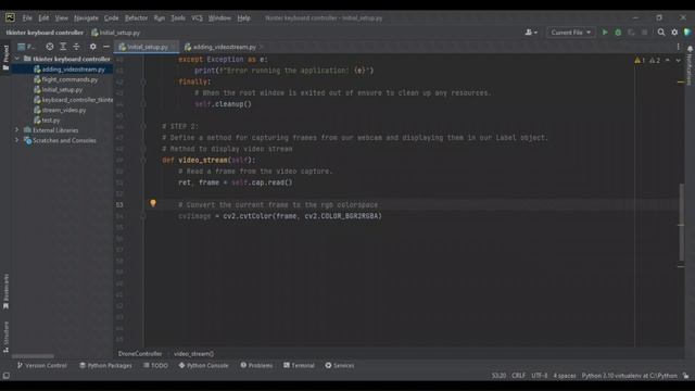 Adding a Webcam Stream to our Python - Tkinter Drone Controller | Part 2: GUI Video Stream смотреть онлайн