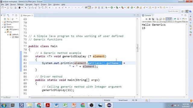 Generics in Java смотреть онлайн