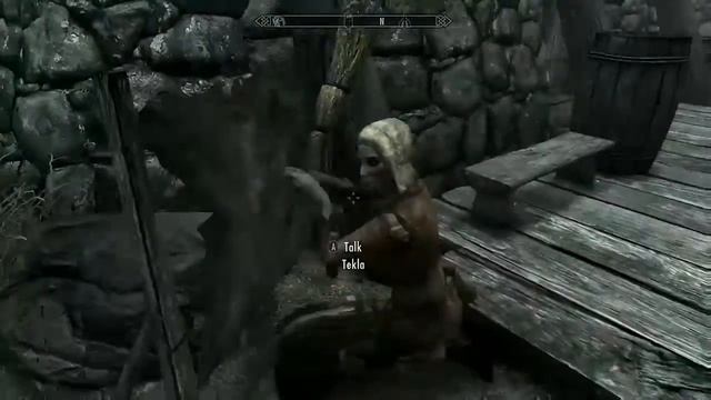 How to use a Tanning Rack w/ Tekla - Skyrim: SE смотреть онлайн