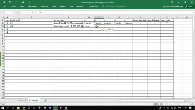 TUTORIAL MEMBUAT SOAL ONLINE DENGAN FORMAT EXCEL смотреть онлайн