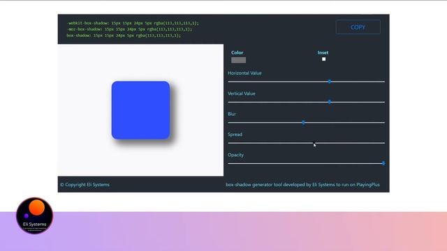 box-shadow ✅Generator html5, css3 online ⚡️(box shadow, generador de sombras css) смотреть онлайн