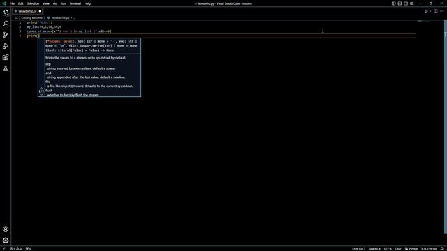 Python List Comprehension: Generating Cubes of Even Numbers Artificial Intelligence Learn Coding Fi смотреть онлайн