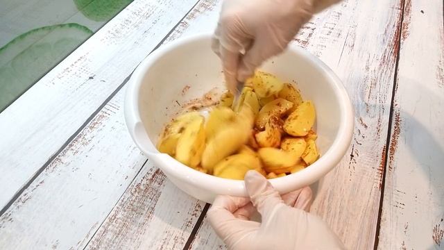 Картошка по деревенски/Мягкая и ароматная внутри/С хрустящей корочкой/Рецепт вкусной картошки. смотреть онлайн
