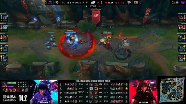 RNG vs RA - Game 2 | Week 4 Day6 LPL Spring 2024 | Royal Never Give Up vs Rare Atom G2 смотреть онлайн