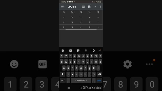 LPCalc: Simplex Method Calculator смотреть онлайн
