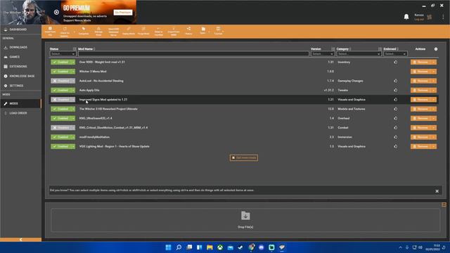 Instalar MODS En The Witcher 3 Facilmente. Mediante Vortex Y Nexus MODS