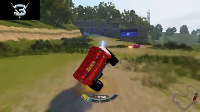 Прохождение игры Тачки 3:Навстречу победе(PS3,PS4,X360,XB1,Wii U,Switch) Часть 3 Гонка на сложном смотреть онлайн