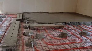 Теплый пол,как правильно залить теплый пол и армирование.