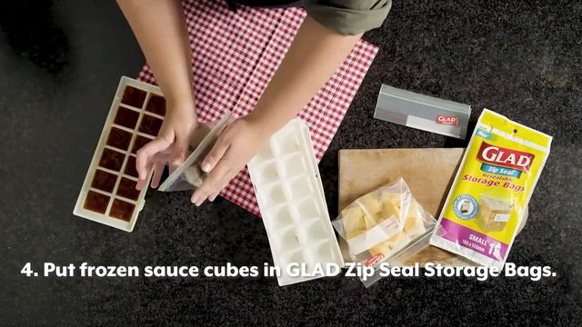 Make and Store Homemade Sauces with GLAD Zip Seal Bags смотреть онлайн