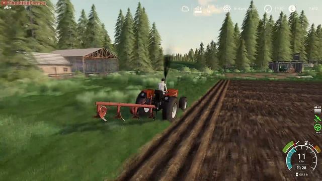 STARTING OUT IN NO MAN'S LAND WITH NO MONEY ⭐ FS19 4K Timelapse смотреть онлайн