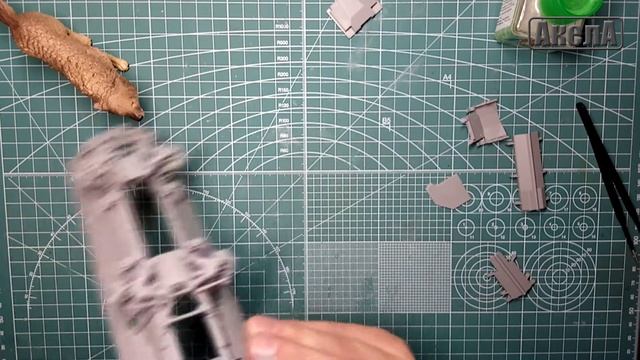 Тайфун-К, Takom 1/35, сборка модели, часть 2 смотреть онлайн
