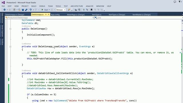 Delete button in dataGridView c# Winform смотреть онлайн