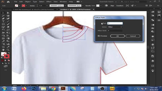How to design flat sketch t shirt ,t shirt flat drawing/sketch art смотреть онлайн