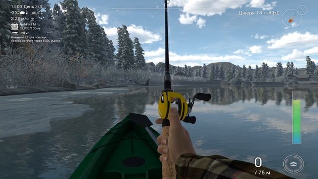 Трофейная щука на Крэнк. Рыбалка на Вайт Мус - Fishing Planet #34 смотреть онлайн