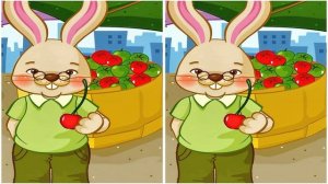 3  отличия с зайцем.