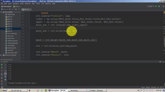 [Thị giác máy tính - Phần 7] Khử nhiễu - Ăn mòn, giãn nở - erode, dilate - Học Cơ Điện Tử смотреть онлайн