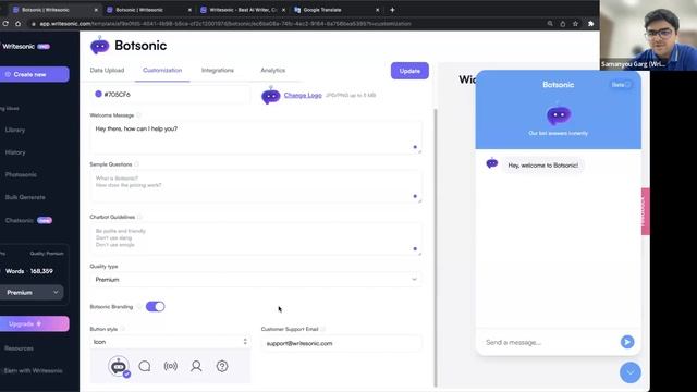 How to Train ChatGPT on your own Data: Botsonic Training Session смотреть онлайн
