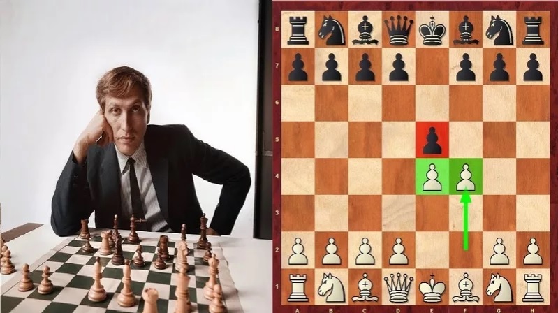 Шахматы. КОРОЛЕВСКИЙ ГАМБИТ. СПАССКИЙ (СССР) - ФИШЕР (США). Школа шахмат d4-d5. смотреть онлайн