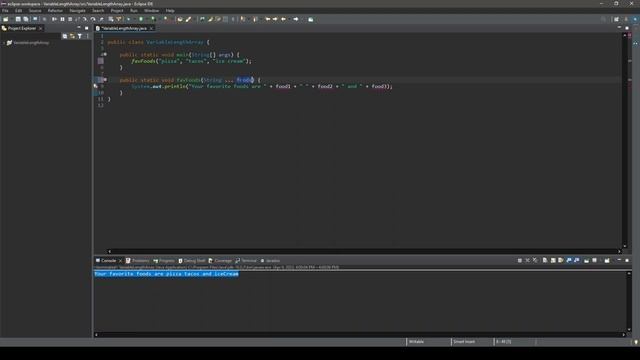 Java Tutorials - 46 Variable Length Parameter List смотреть онлайн