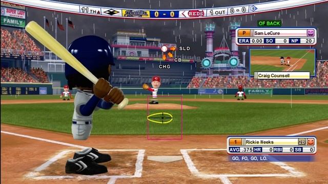 MLB Bobblehead Pros: Brewers at Reds in rain смотреть онлайн