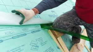 Пароизоляция дома. Диффузионная мембрана. Монтаж. Отзыв о пленках Megaflex.