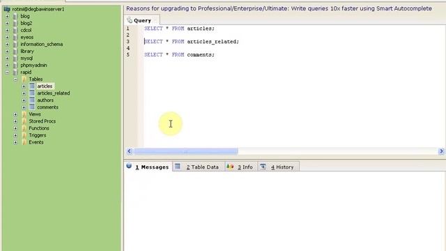 MySQL GUI смотреть онлайн