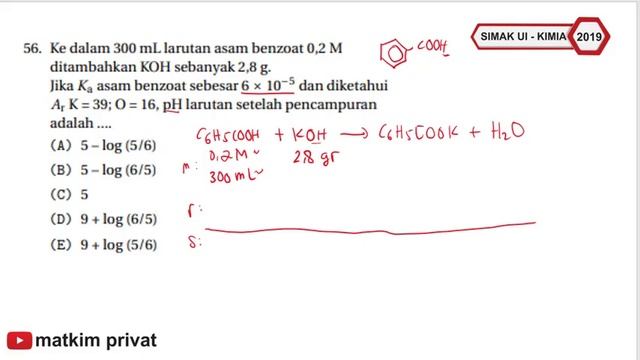 SOAL ASLI SIMAK UI 2019 - KIMIA (Part 2 - 52-60) смотреть онлайн
