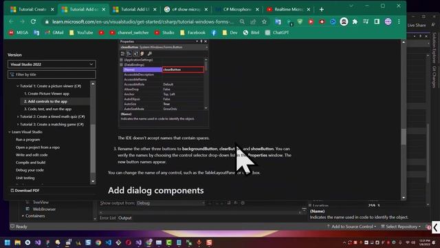Create a picture viewer Windows Forms app in Visual Studio смотреть онлайн