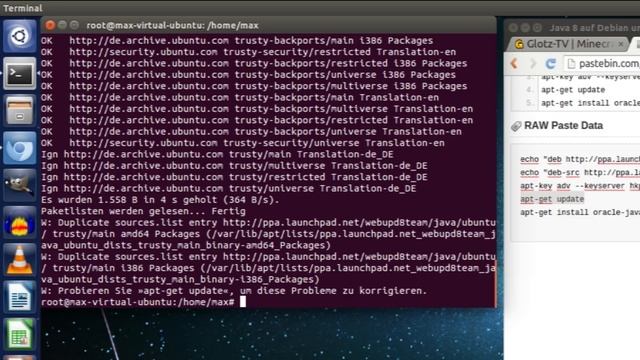 Java 8 auf Linux installieren | Debian & Ubuntu [DEUTSCH | FULL HD] смотреть онлайн