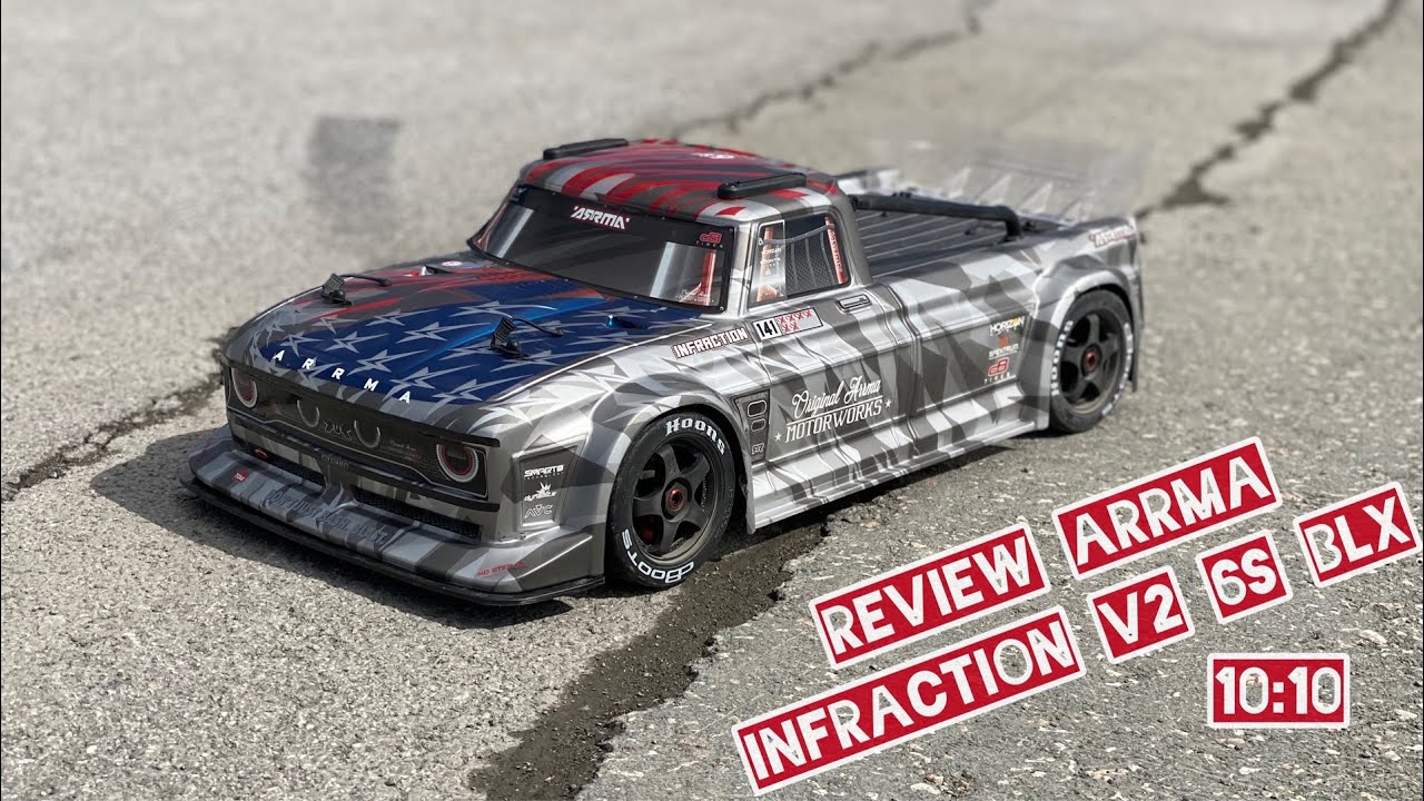 ARRMA Infraction v2 review 10:10 - ЛУЧШАЯ бюджетная RC модель!? | poritorrc смотреть онлайн