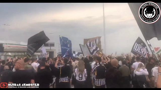 CORTEO & CARICA ULTRAS JUVE IN JUVENTUS STADIUM || Juventus Vs AC Milan 28/5/2023