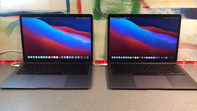 MacBook Air M1 vs MacBook Air Intel i5 - Benchmark SpeedTest! The M1 is BLAZING FAST! смотреть онлайн