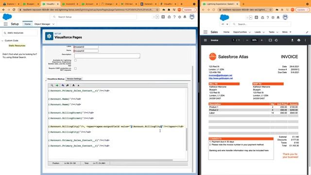 Render As PDF objects in Salesforce with Visualforce Pages смотреть онлайн