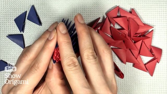 Модульное 3Д оригами: Рыбка из бумаги смотреть онлайн