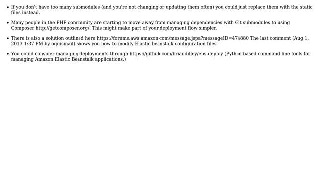 DevOps & SysAdmins: Amazon Elastic Beanstalk + Git Submodules (3 Solutions!!) смотреть онлайн