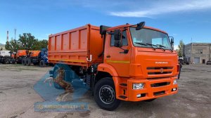 Самосвал с трехсторонней разгрузкой на шасси Камаз-53605, грузоподъёмность 11.5 тонн.