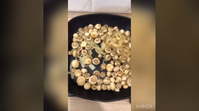 Жареное куриное филе с шампиньонами!!! смотреть онлайн
