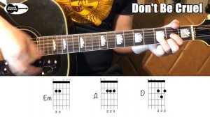 Elvis Presley Don't Be Cruel Guitar Chords ver2.0